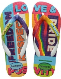 Havaianas flip flop top priof rainbow